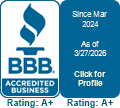 BBB Accredited Business A+